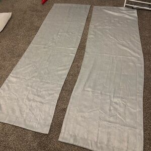 2 Panels of Mainstays Silver Blackout Curtains Size 28in x 84in